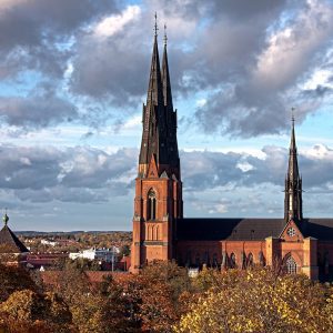 Uppsala domkyrka.