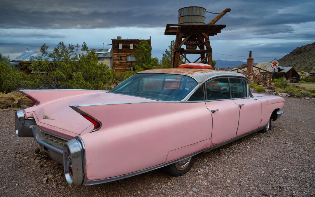 Veteranbilsträffar på Sjötorget