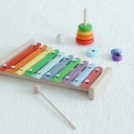 Färgglad musikleksak