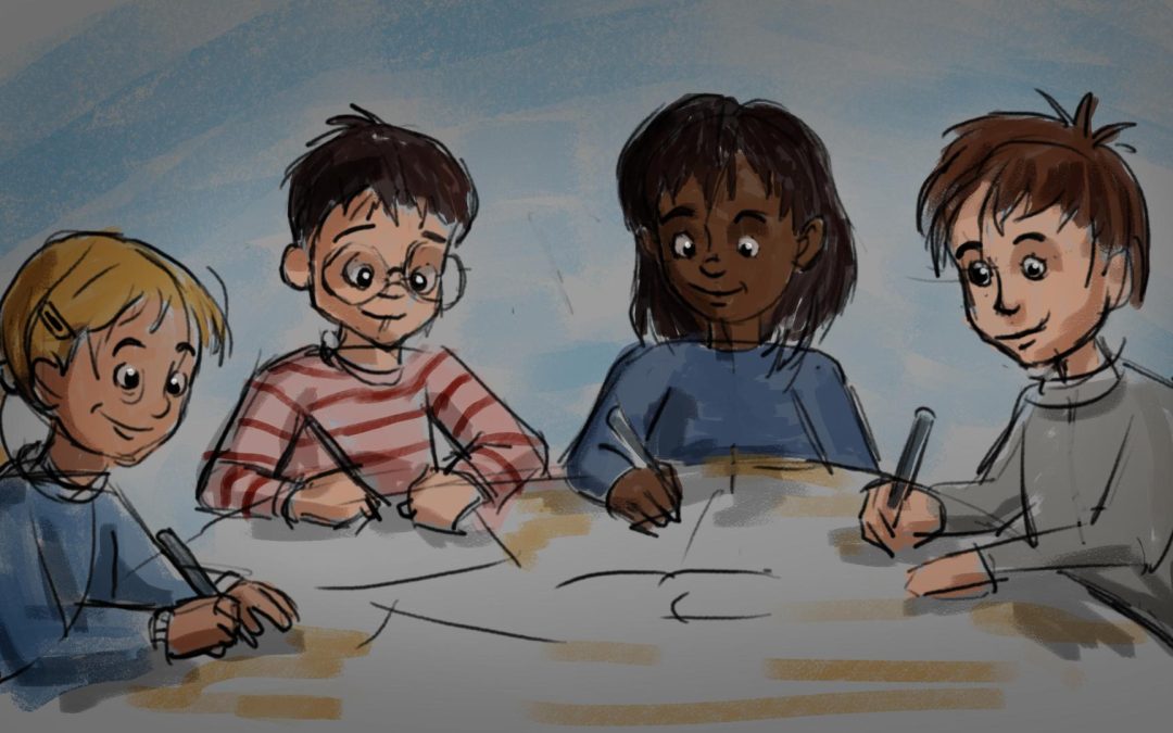 Familjelördag: Linjer och kvadrater (från 3 år)