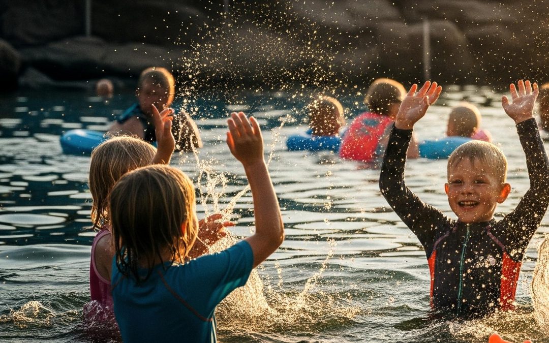 Sommarkul på naturbaden