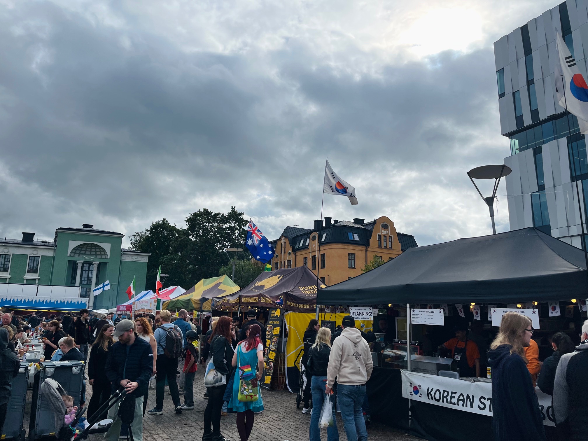 Vaksala torg UKK Uppsala höstmarknad matmarknad International Food Market