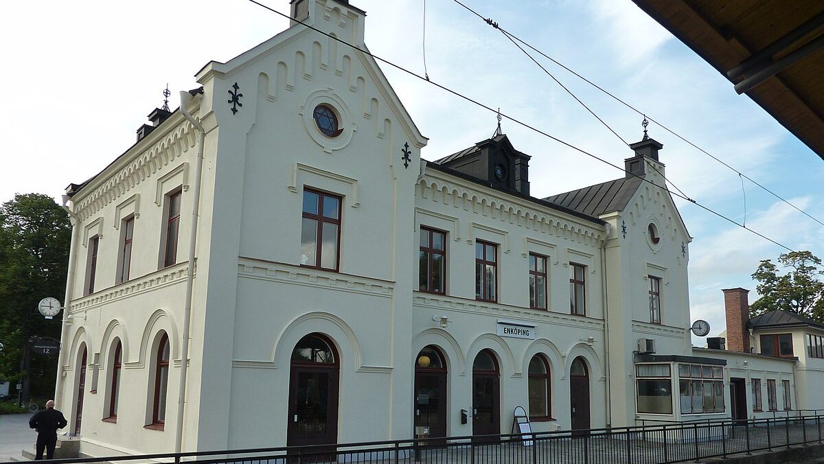 Enköping Enköpings station järnväg järnvägsstation tåg