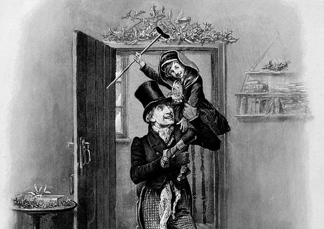 En Julsaga av Charles Dickens illustration 1870