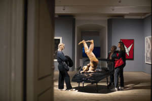 Skulptur på Uppsala konstmuseum.