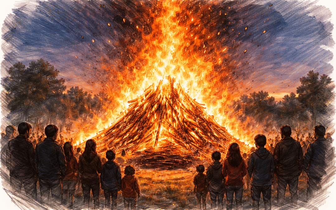 Valborgsmässofirande i Österbybruk