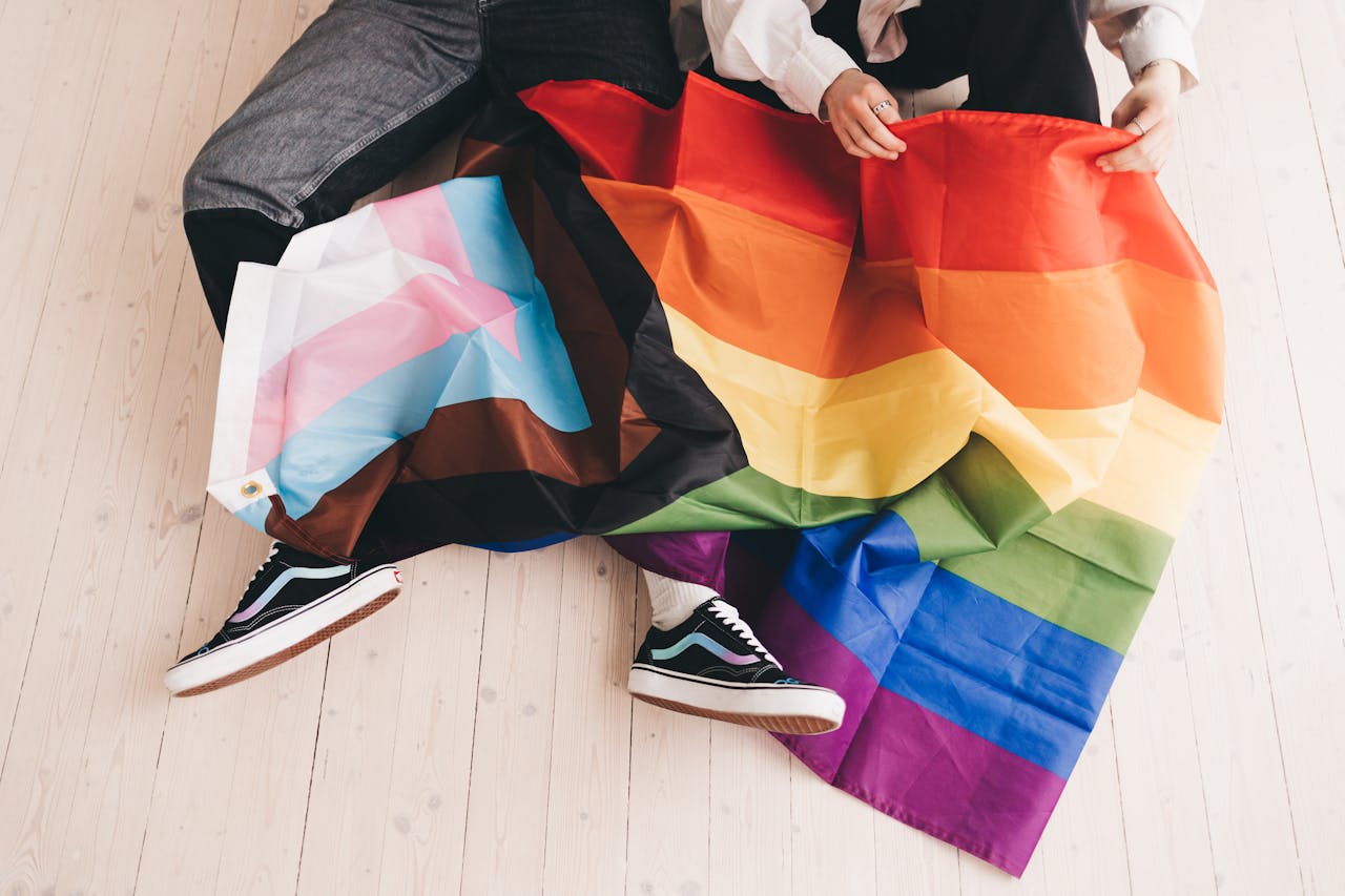 Bild på prideflaggan