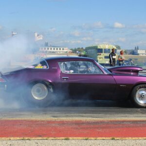 racing med en bil