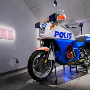 Bild på polis-mc
