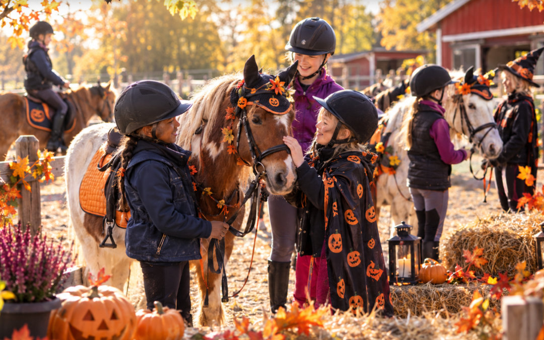 Halloween på Sävja 4H-gård