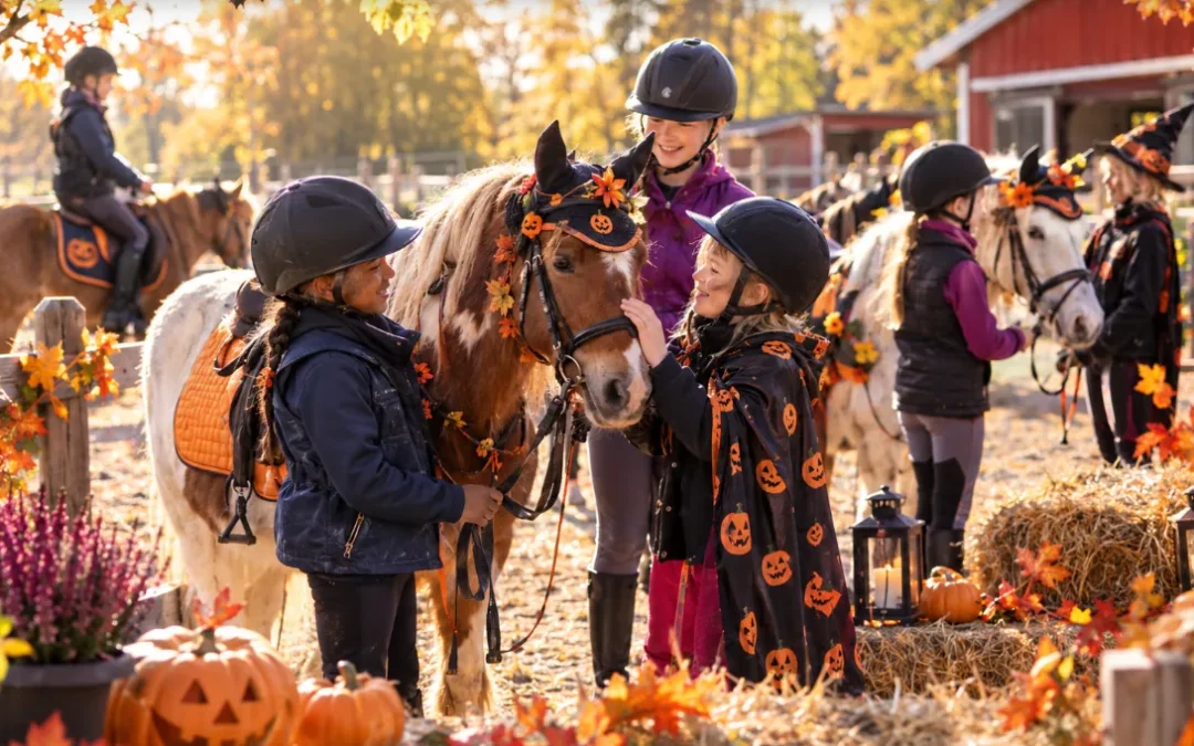 Halloween på Sävja 4H-gård